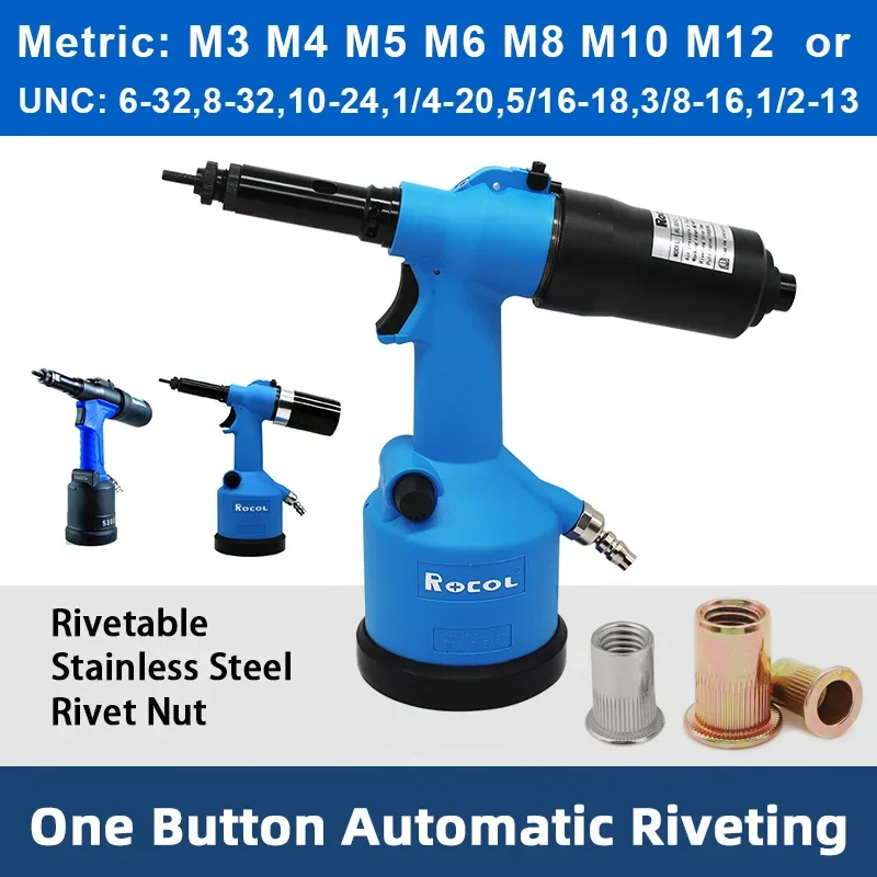 Rivet Setter Tool - 油圧式空気圧式リベットガン,リベット設定,リベットメートルM3 m4 m5 m6 m8 m10