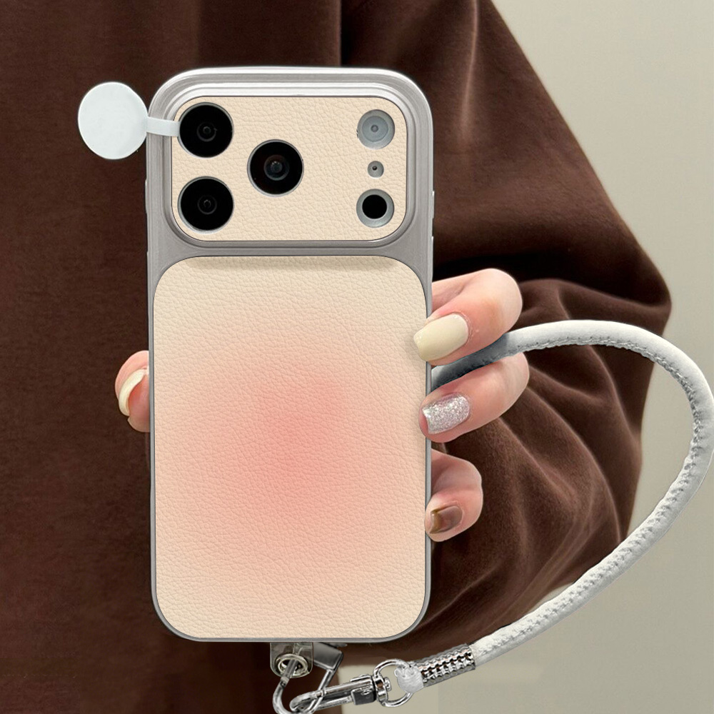 Leatherwork Drawing - ライチ柄スマホケース iPhone 16 15 13 14
