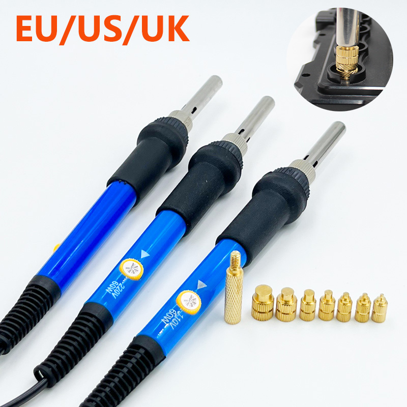 Rivet Setter Tool - ヒートメルトインサートナットアイロンチップ真鍮ホットメルトインサートナットツール埋め込みキットM2 M3 M4 M5 M6 M8