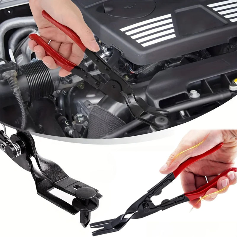Rivet Setter Tool - 1～10個入り 車用クリッププライヤー ツールパネルクリッププライヤーセット ファスナーリムーバー オートリテーナークリップトリムリベット除去ツール 自動車ドア用