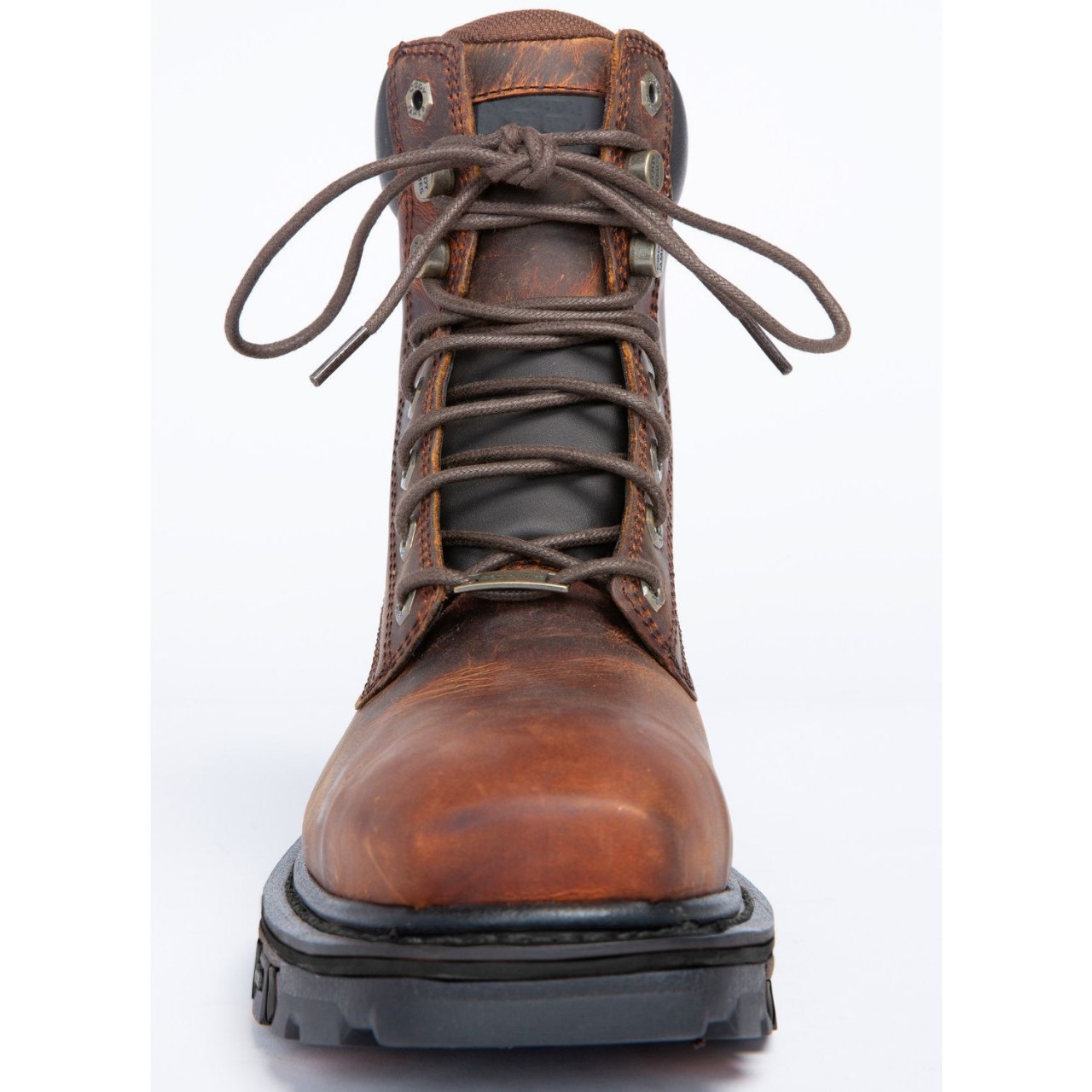 メンズ ダメージ加工 レザー ワークブーツ レースアップ 強 - Leatherwork Jobs のレビューと価格