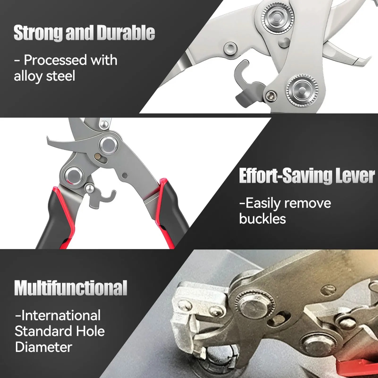 車用クランプ分解組立ツール ステンレス鋼多機能車用スナッププ - Rivet Setter Tool のレビューと価格