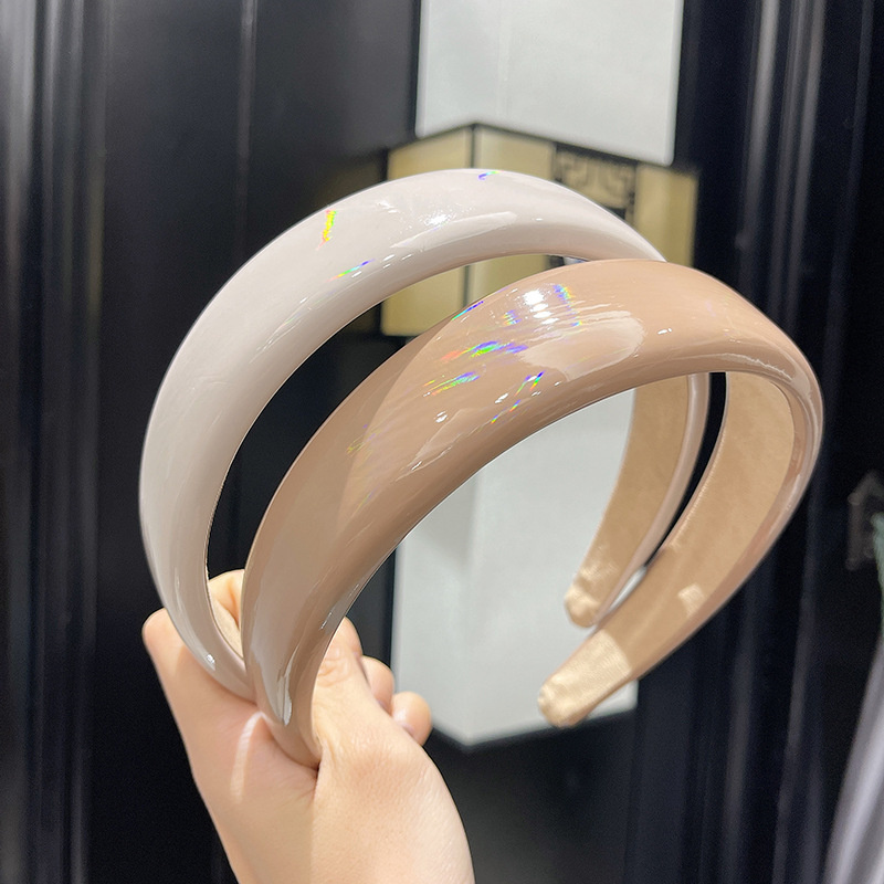 女性用パテントレザーヘッドバンド,厚くて丈夫なヘアバンド,女 - Leatherwork Rings のレビューと価格