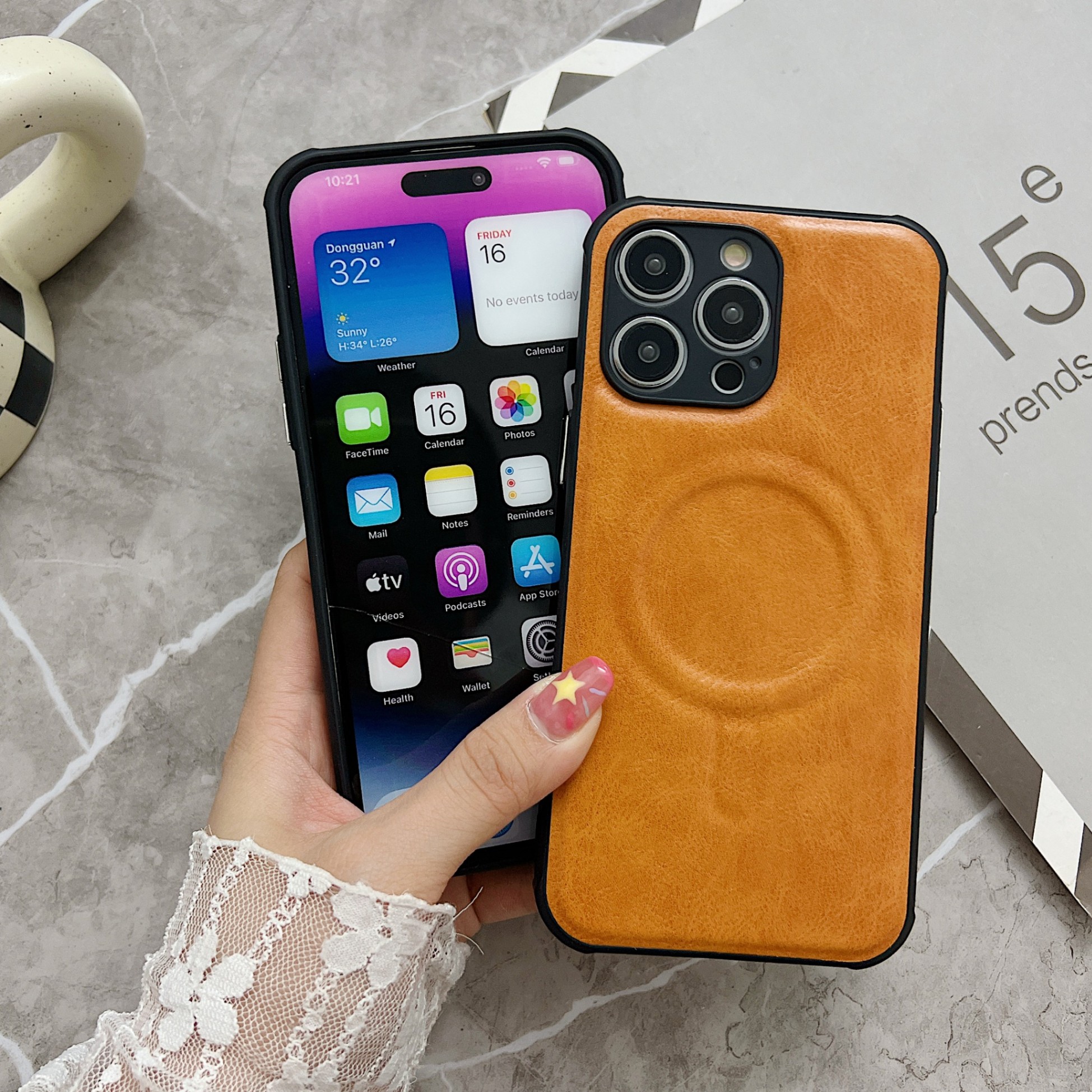 Apple iPhone 11 12 13 14 15 16 - Leatherwork Drawing のレビューと価格