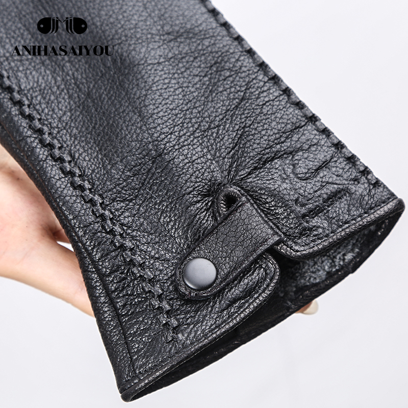 ファッションバックスキン本物の女性用革手袋、快適で暖かい女性 - Leather Work Winter Gloves のレビューと価格