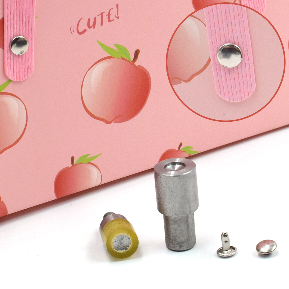 金属リベットm6/12 mm,ダブルキャップ,留め金型,革用 - Rivet Setter Tool のレビューと価格