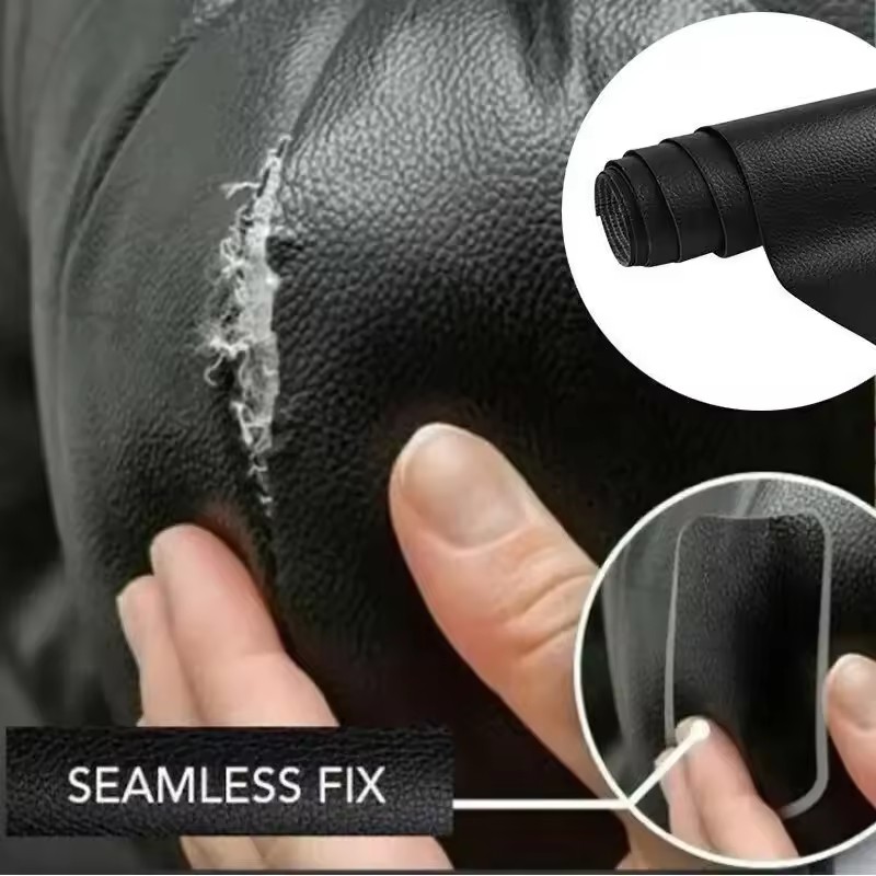自己粘着革修理パッチソファ黒革ステッカー家具テーブル椅子服カ - Leatherwork Desk のレビューと価格