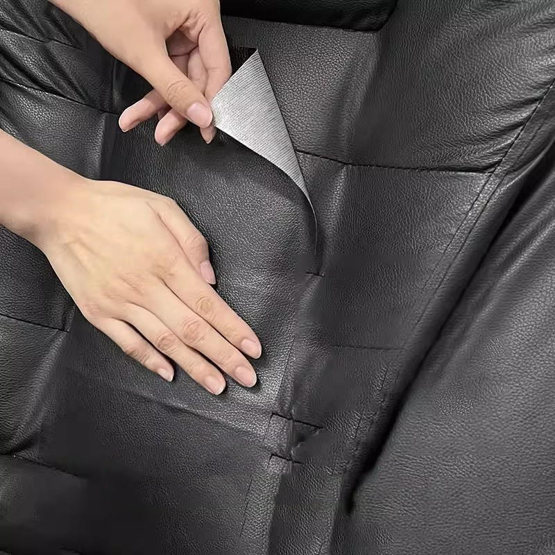 自己粘着革修理パッチソファ黒革ステッカー家具テーブル椅子服カ - Leatherwork Desk のレビューと価格