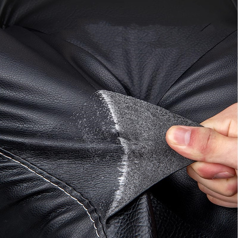 自己粘着革修理パッチソファ黒革ステッカー家具テーブル椅子服カ - Leatherwork Desk のレビューと価格