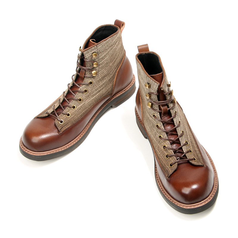 YETTIES メンズ ショートトゥ アメカジ コンバットブ - Vintage Leatherwork のレビューと価格