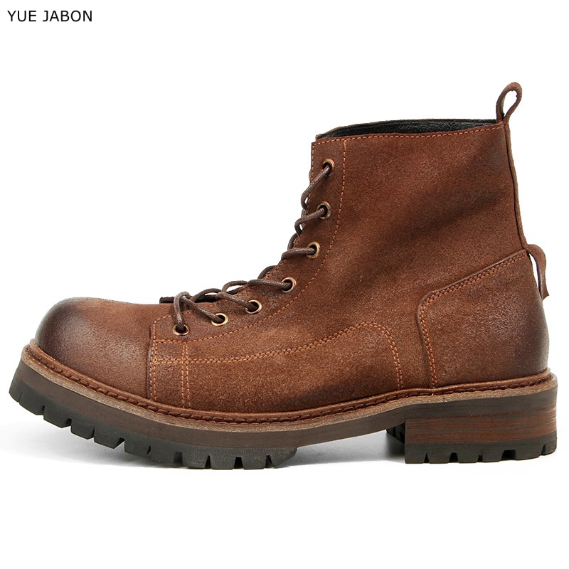 牛革製メンズアンクルブーツ、高品質ヴィンテージハンドメイド、 - Vintage Leatherwork のレビューと価格