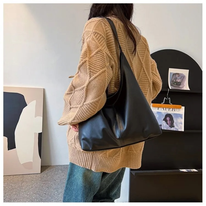 ヴィンテージホーボートートバッグ女性用ソフトPUレザー脇の下 - Vintage Leatherwork のレビューと価格