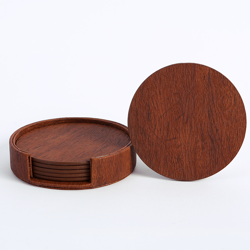 WOTOR 6 ピース/ロットサークル木目調レザー無縫製糸コ - Leatherwork Rings のレビューと価格