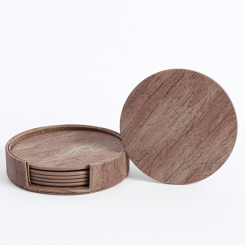 WOTOR 6 ピース/ロットサークル木目調レザー無縫製糸コ - Leatherwork Rings のレビューと価格