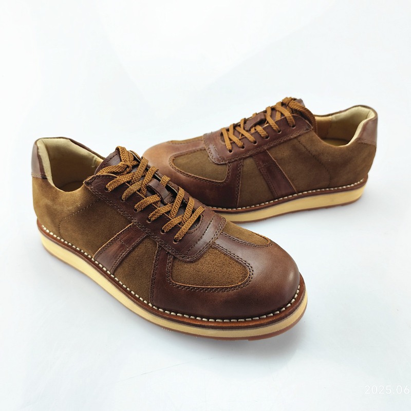 手作りヴィンテージメンズワークシューズ本革レースアップアウト - Leatherwork Training のレビューと価格