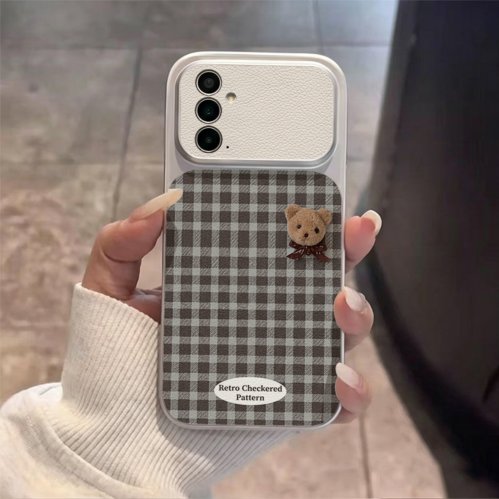 可愛いクマ柄スマホケース Samsung S26 Ultra - Leatherwork Drawing のレビューと価格