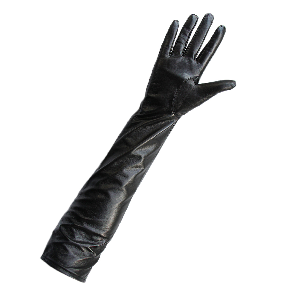 カスタマイズメンズ手袋本革エクストラロングストレートスタイル - Leather Work Winter Gloves のレビューと価格