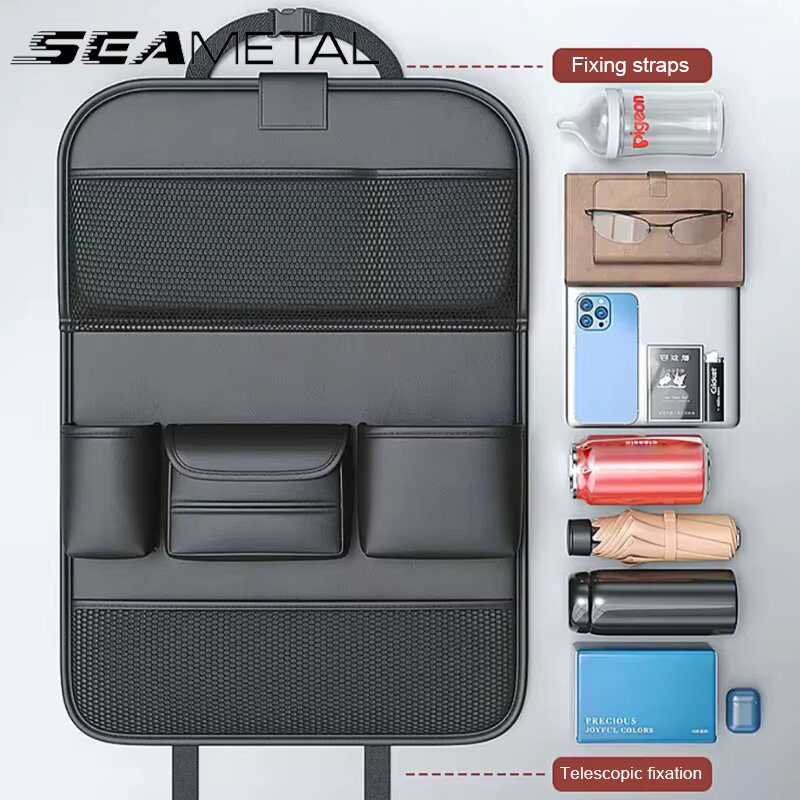 SEAMETAL カーシートバックオーガナイザー自動後部座席 - Leatherwork Desk のレビューと価格
