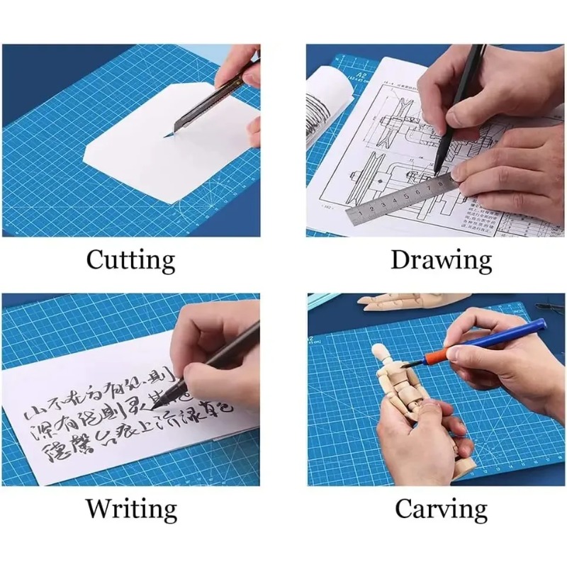 A3/A4/A5 PVCカッティングマット - DIY縫製、 - Leatherwork Vise のレビューと価格