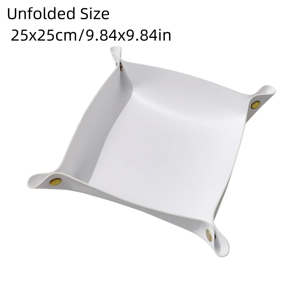 1PC 25X25CM レザートレイ折りたたみテーブル収納ボ - Leatherwork Desk のレビューと価格