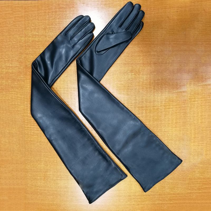 レディースロングシープスキン手袋 タッチスクリーン対応レザー - Leather Work Winter Gloves のレビューと価格