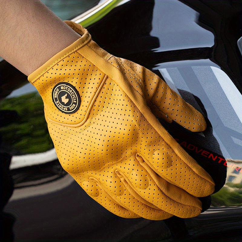 オートバイグローブ 防風・防水レザー メンズライディンググロ - Leather Work Winter Gloves のレビューと価格