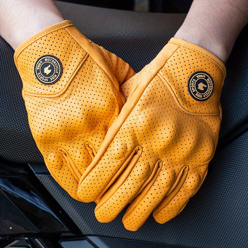 オートバイグローブ 防風・防水レザー メンズライディンググロ - Leather Work Winter Gloves のレビューと価格