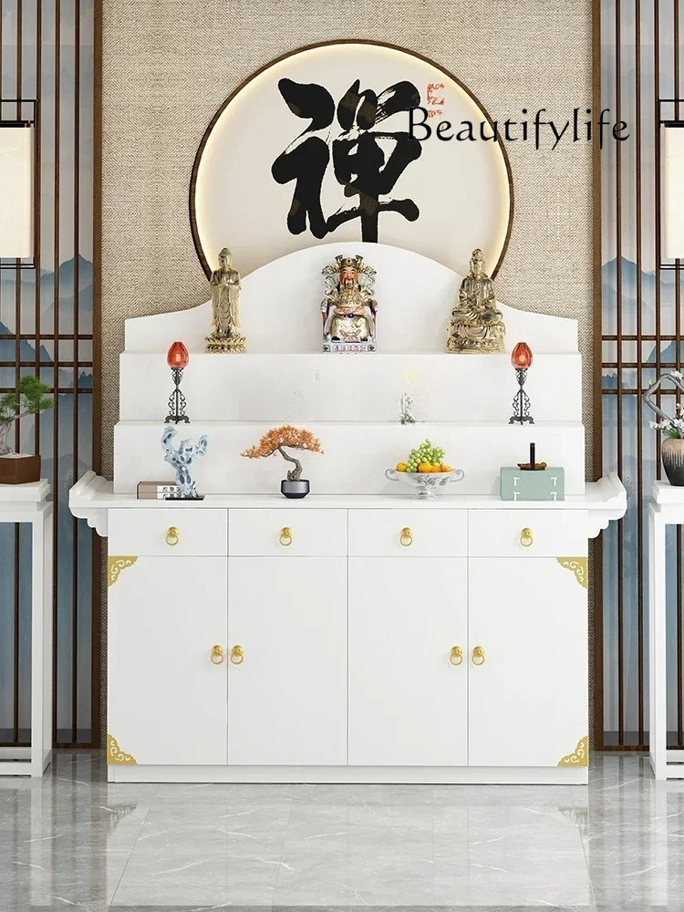 新しい中国風の祭壇香炉テーブル仏神社家庭用中ホール祈り祭壇テ - Leatherwork Desk のレビューと価格