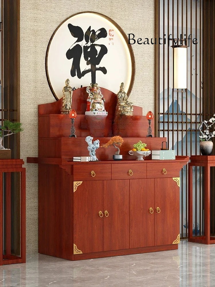 新しい中国風の祭壇香炉テーブル仏神社家庭用中ホール祈り祭壇テ - Leatherwork Desk のレビューと価格