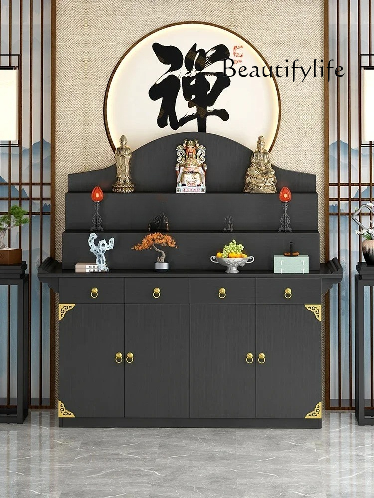 新しい中国風の祭壇香炉テーブル仏神社家庭用中ホール祈り祭壇テ - Leatherwork Desk のレビューと価格