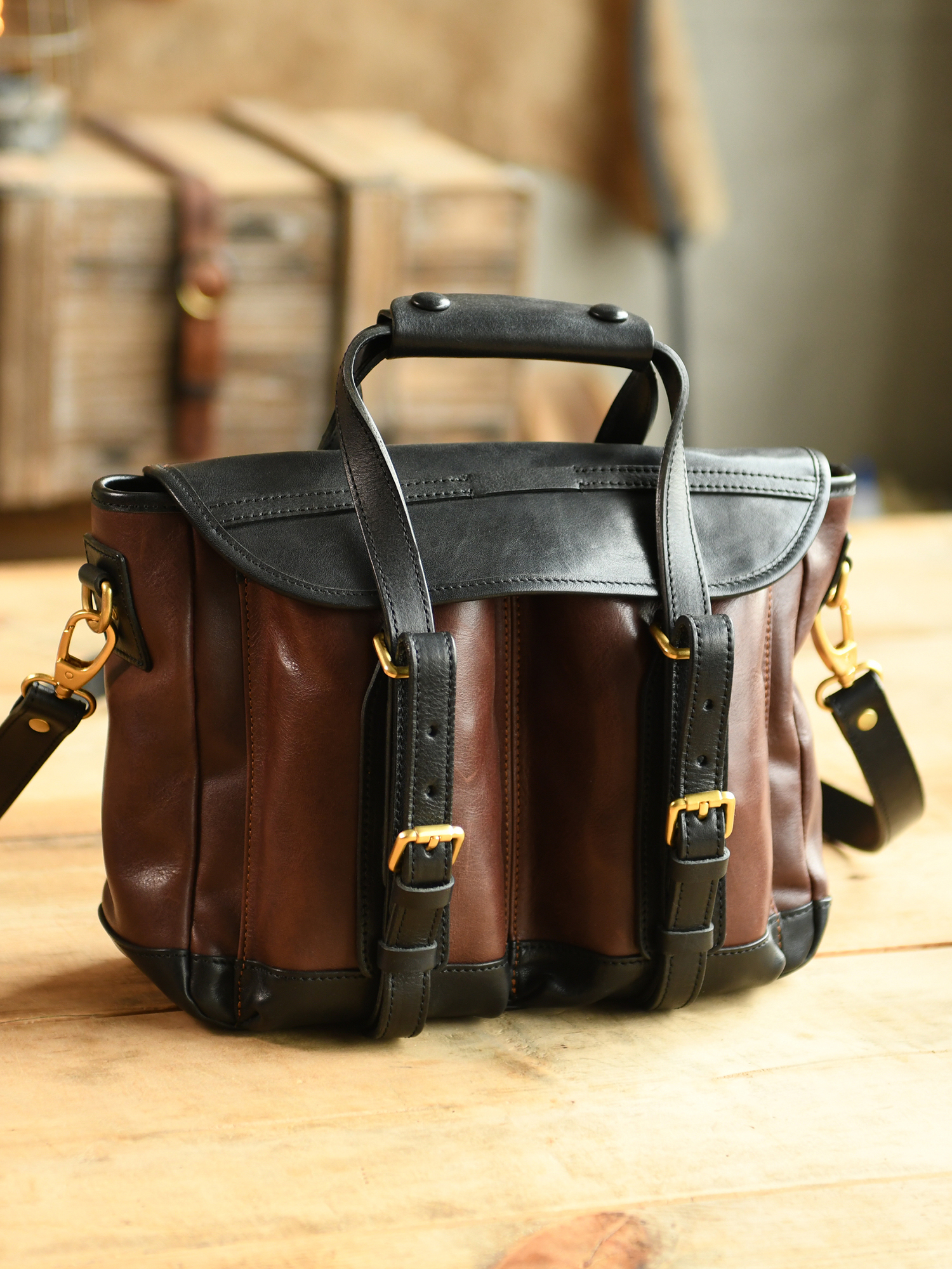 ヴィンテージ高品質第一層牛革メンズハンドバッグアウトドア旅行 - Vintage Leatherwork のレビューと価格