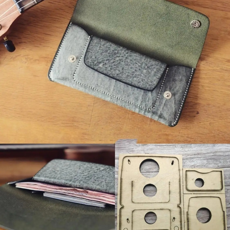 財布型抜き型手作りレーザーレザーツールカッティングダイ - Leatherwork Rings のレビューと価格