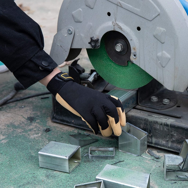 Xyehs-軽量作業用手袋、耐久性とソフトメカニック用手袋、 - Leatherworking Leveling のレビューと価格