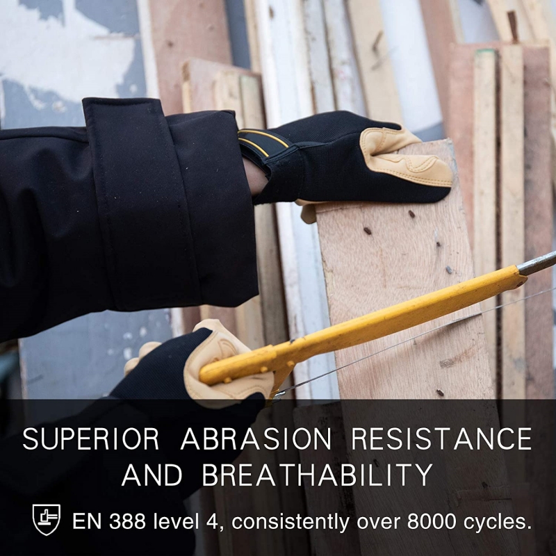 Xyehs-軽量作業用手袋、耐久性とソフトメカニック用手袋、 - Leatherworking Leveling のレビューと価格