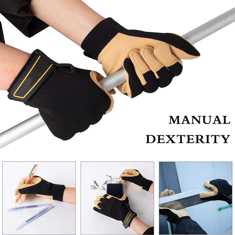 Xyehs-軽量作業用手袋、耐久性とソフトメカニック用手袋、 - Leatherworking Leveling のレビューと価格