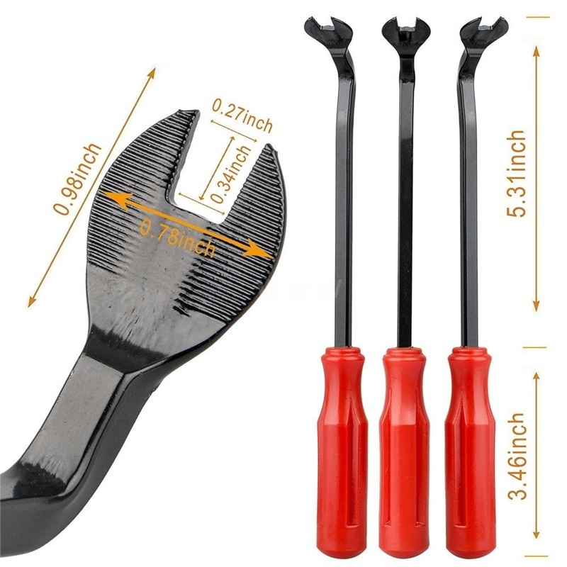 混合サイズ車のプラスチックリテーナクリップ自動車フェンダープ - Rivet Setter Tool のレビューと価格