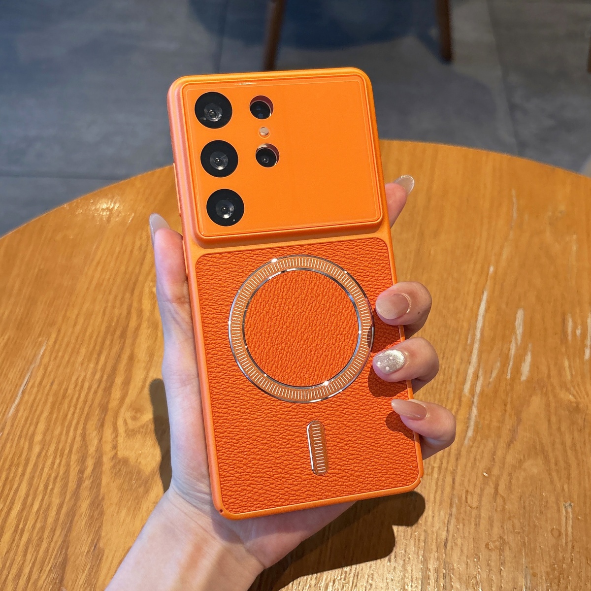 ライチグレインレザー柄マグネットケース Samsung S2 - Leatherwork Drawing のレビューと価格