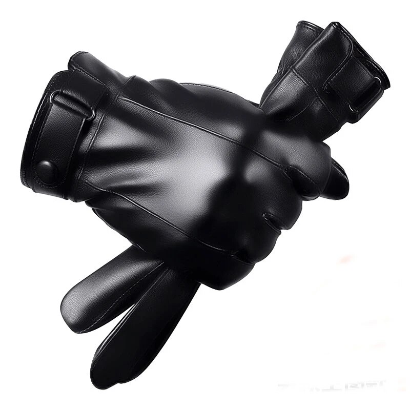 冬用サイクリング手袋メンズオートバイ冬用屋外防水防寒パイル厚 - Leather Work Winter Gloves のレビューと価格