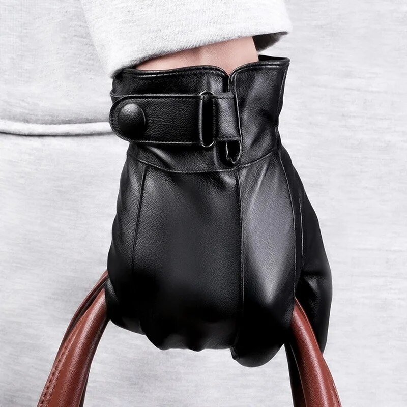 冬用サイクリング手袋メンズオートバイ冬用屋外防水防寒パイル厚 - Leather Work Winter Gloves のレビューと価格