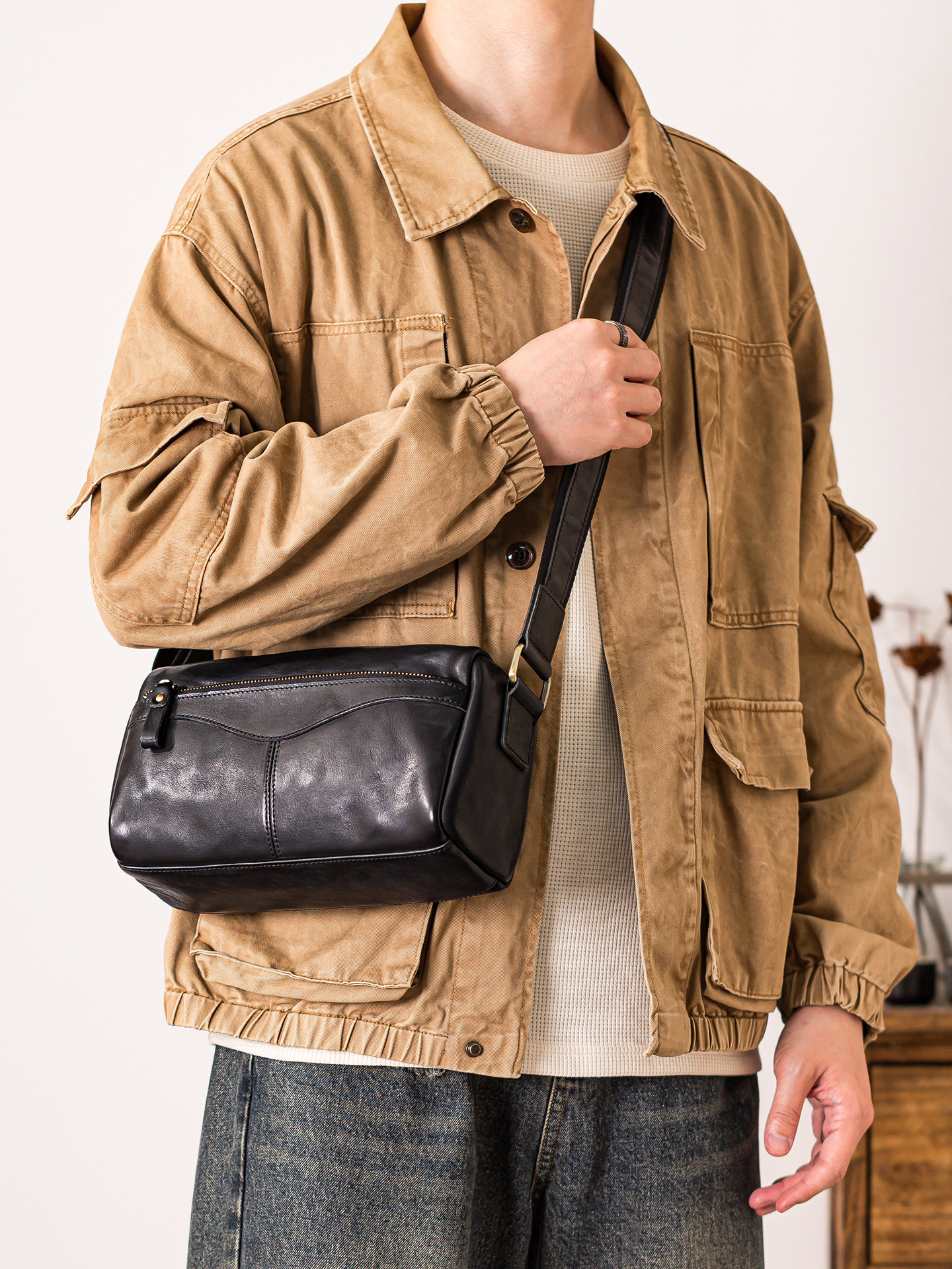 PNDME オーガナイザーによる手作りヴィンテージ本革メンズ - Vintage Leatherwork のレビューと価格