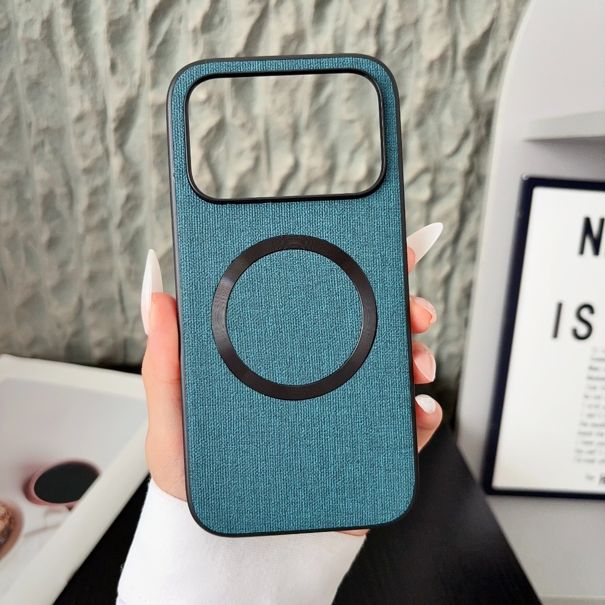 電話ケース Honor 600 Pro 用高級磁気布パターン - Leatherwork Drawing のレビューと価格