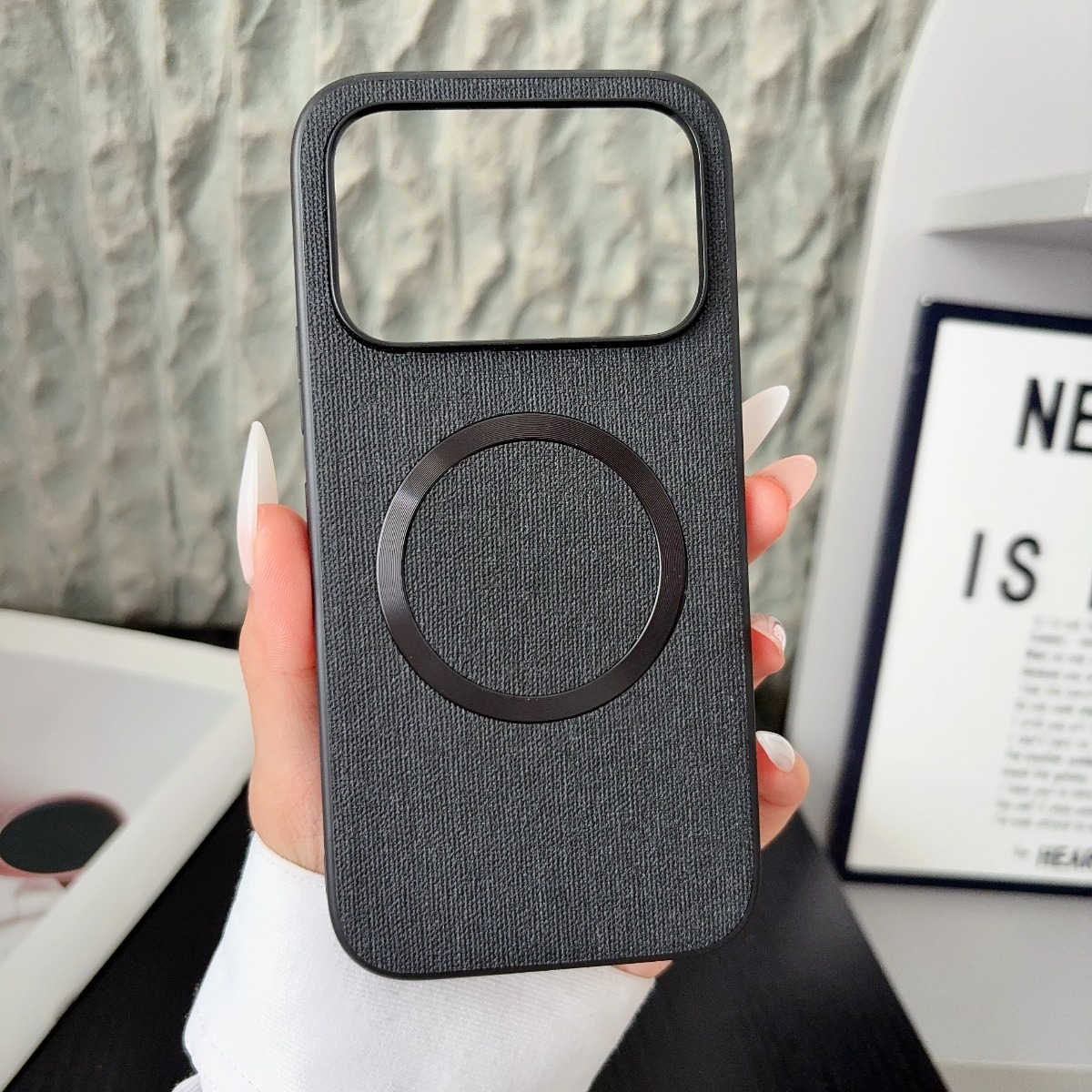 電話ケース Honor 600 Pro 用高級磁気布パターン - Leatherwork Drawing のレビューと価格