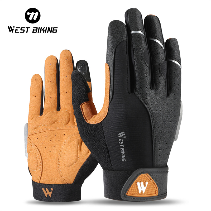 WEST BIKING 秋冬メンズフルフィンガーサイクリング - Leather Work Winter Gloves のレビューと価格