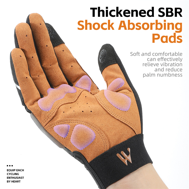 WEST BIKING 秋冬メンズフルフィンガーサイクリング - Leather Work Winter Gloves のレビューと価格