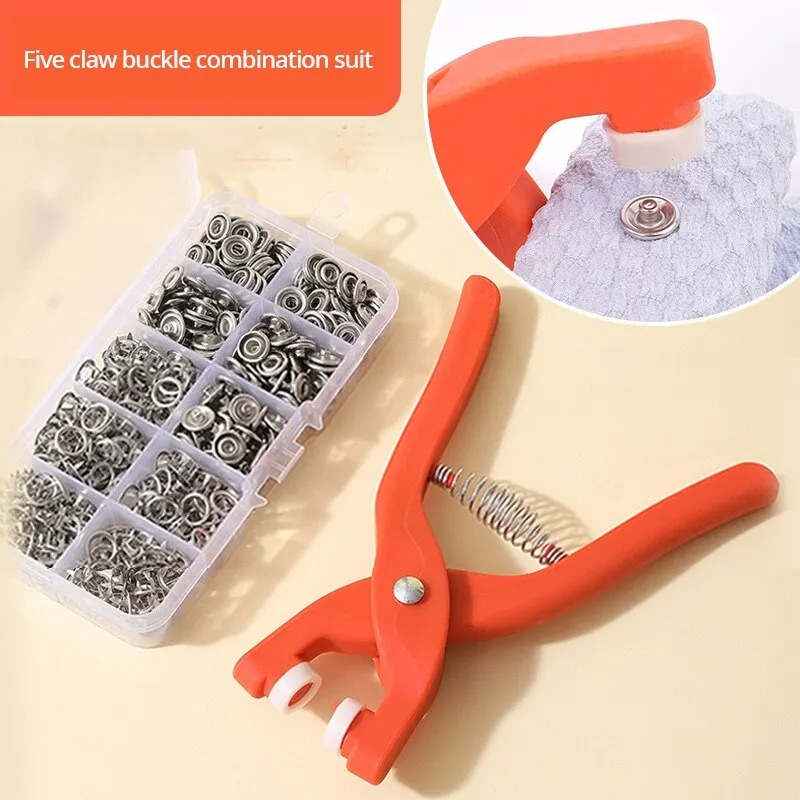 50個入りプライヤー工具金属製縫い付けボタン五爪バックル金属 - Rivet Setter Tool のレビューと価格
